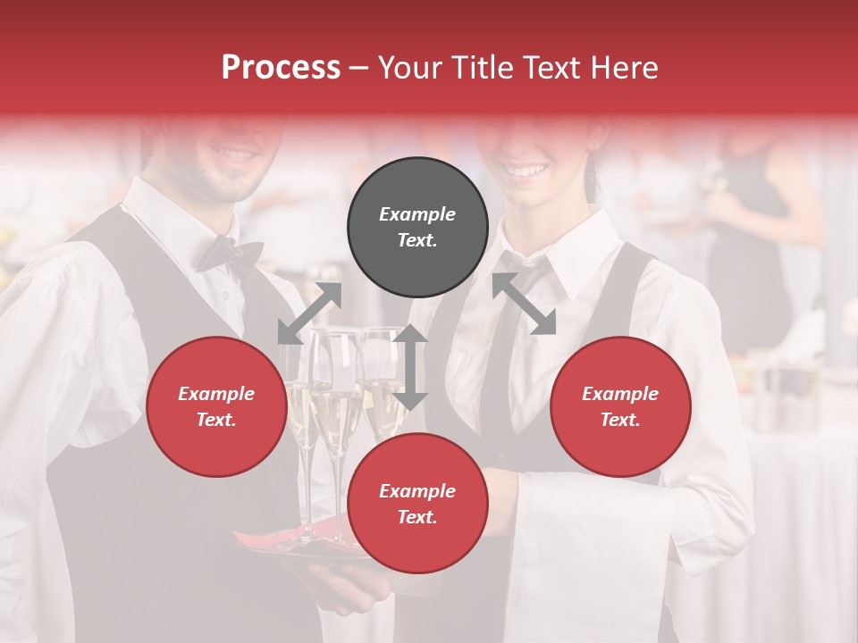 Businesswoman  Buffet PowerPoint Template