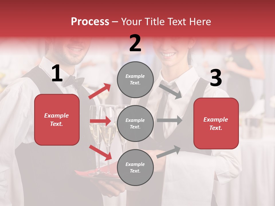 Businesswoman  Buffet PowerPoint Template