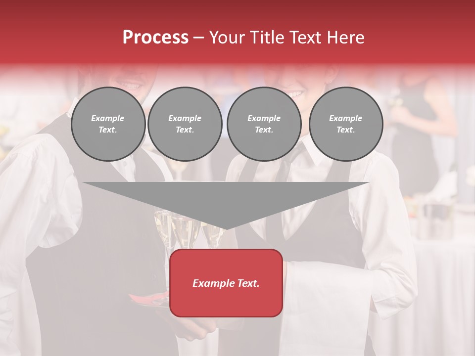 Businesswoman  Buffet PowerPoint Template