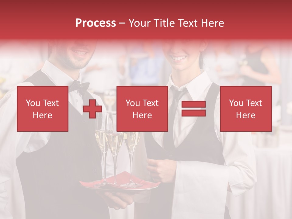 Businesswoman  Buffet PowerPoint Template