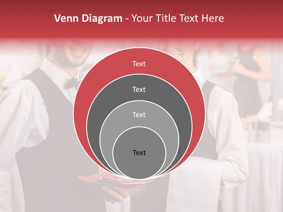 Businesswoman  Buffet PowerPoint Template