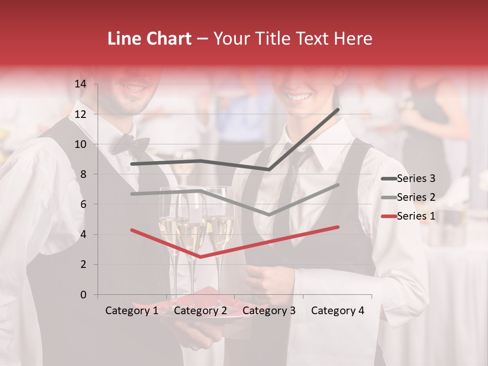 Businesswoman  Buffet PowerPoint Template