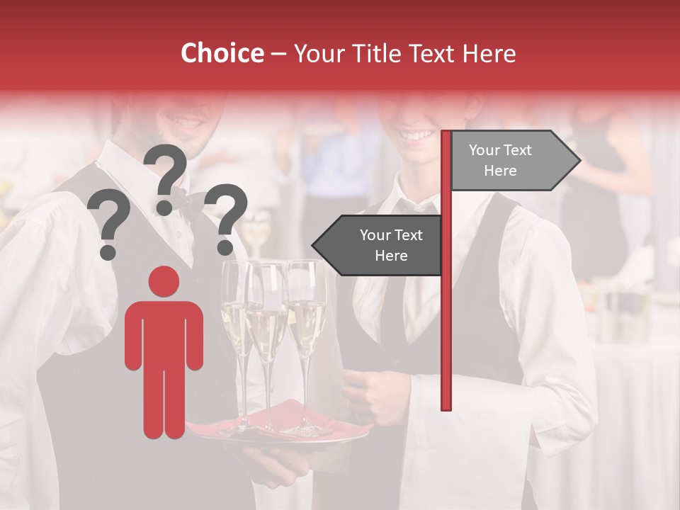 Businesswoman  Buffet PowerPoint Template