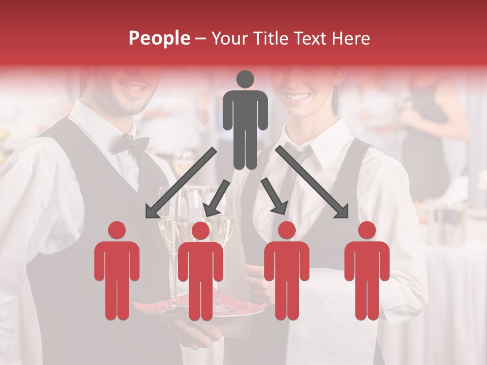 Businesswoman  Buffet PowerPoint Template