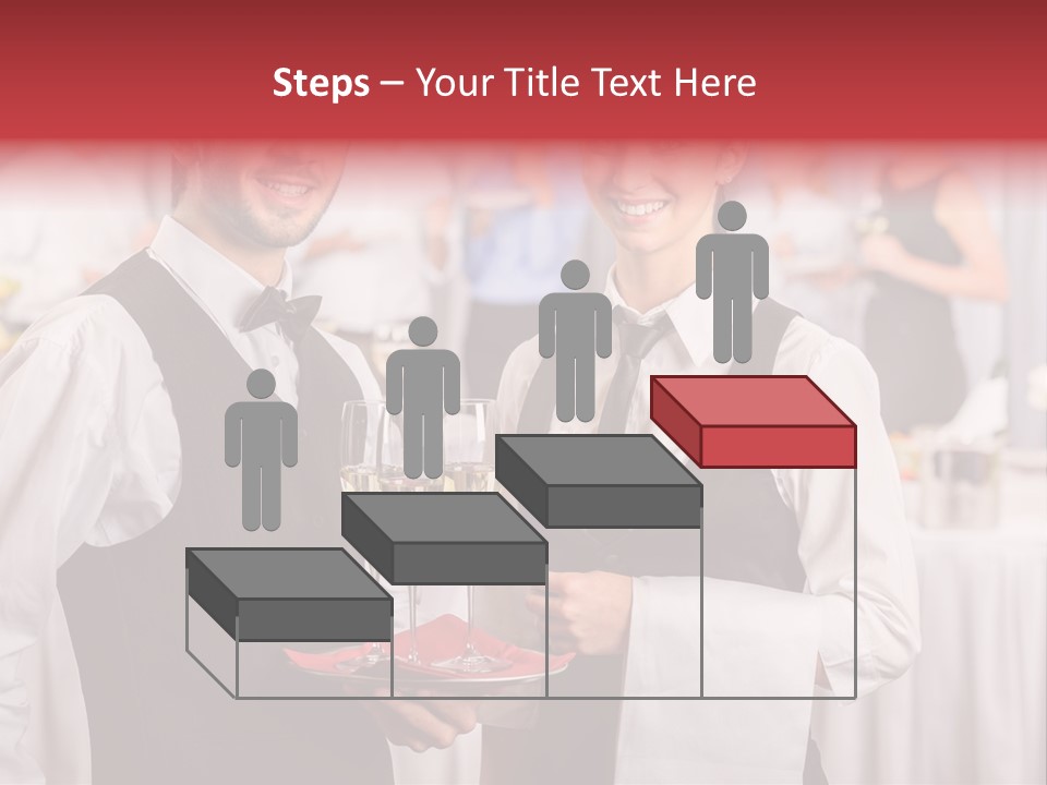 Businesswoman  Buffet PowerPoint Template