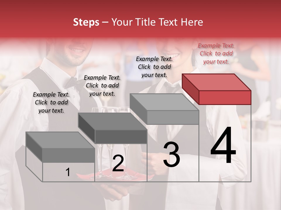 Businesswoman  Buffet PowerPoint Template
