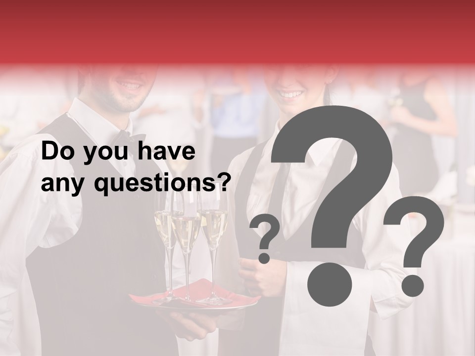 Businesswoman  Buffet PowerPoint Template