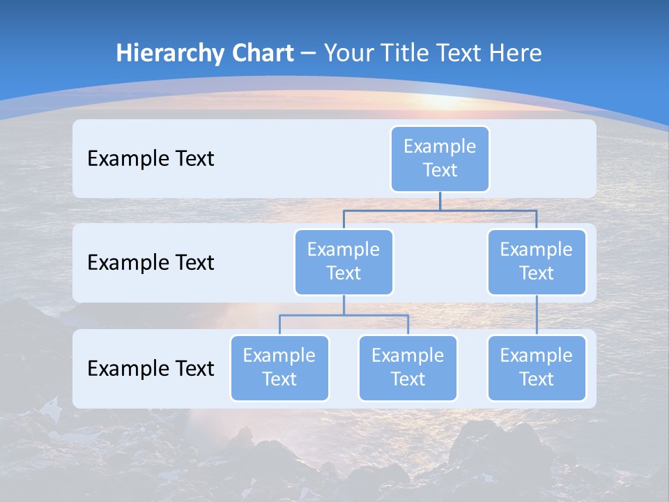Sunset Blue Natural PowerPoint Template