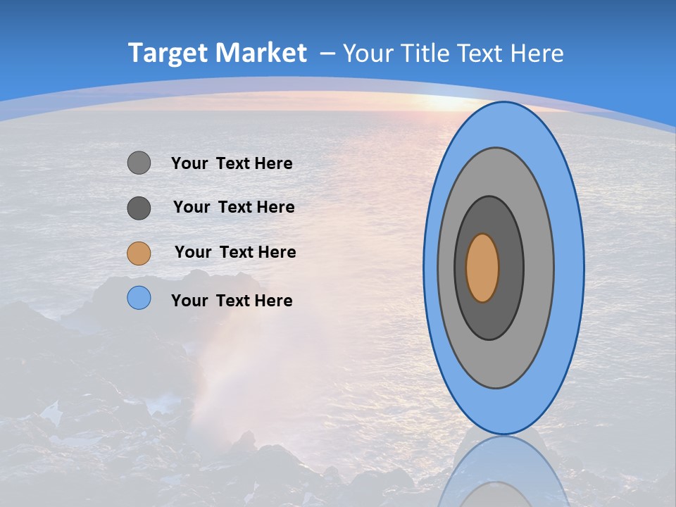 Sunset Blue Natural PowerPoint Template