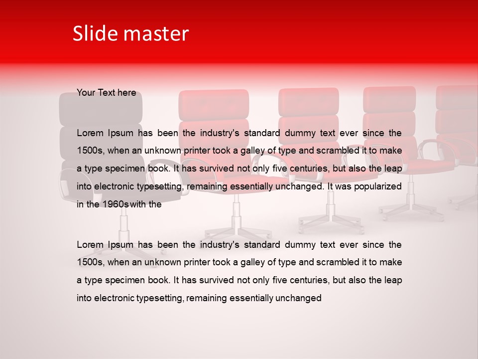 Contemporary Conference Leather PowerPoint Template