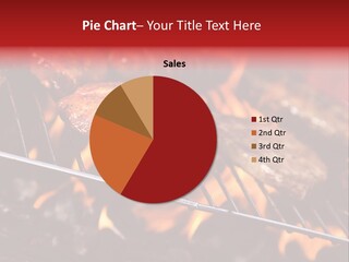 Flame Red Summer PowerPoint Template