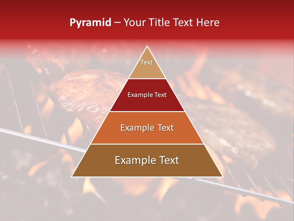 Flame Red Summer PowerPoint Template