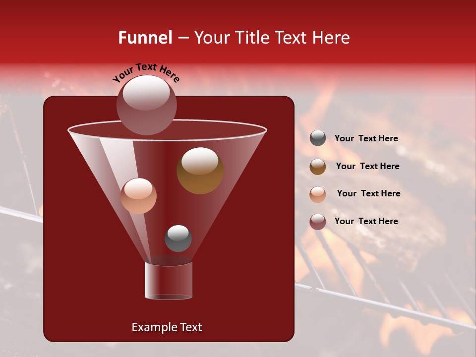 Flame Red Summer PowerPoint Template
