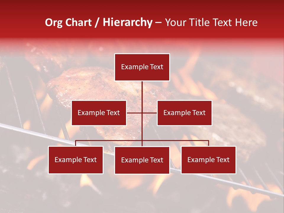 Flame Red Summer PowerPoint Template