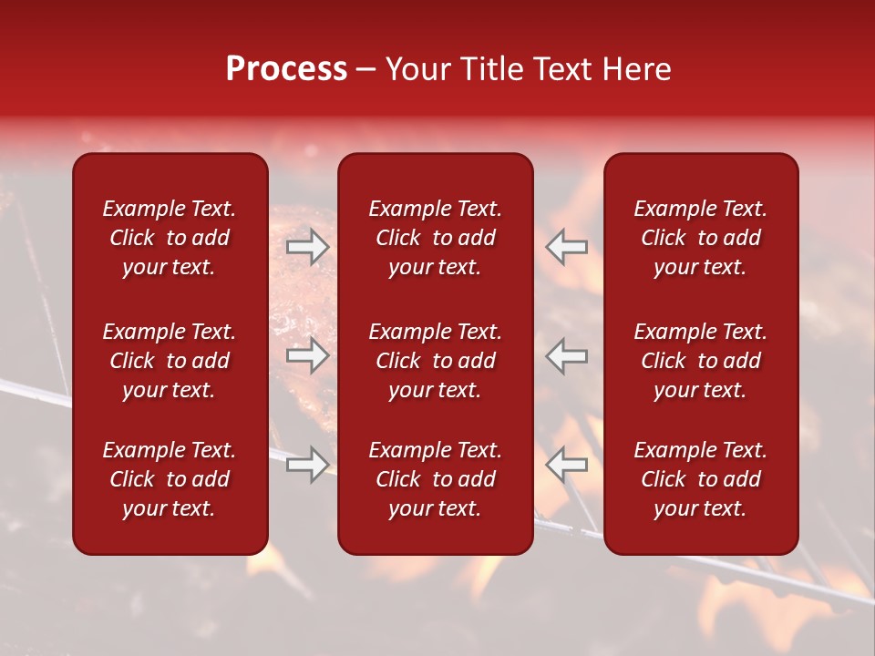 Flame Red Summer PowerPoint Template