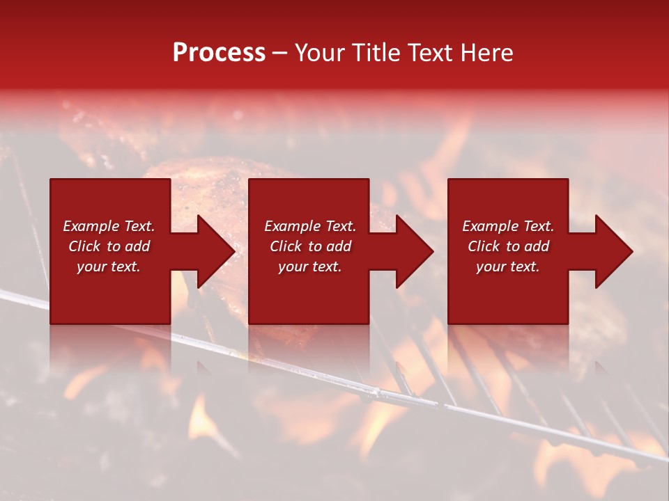 Flame Red Summer PowerPoint Template