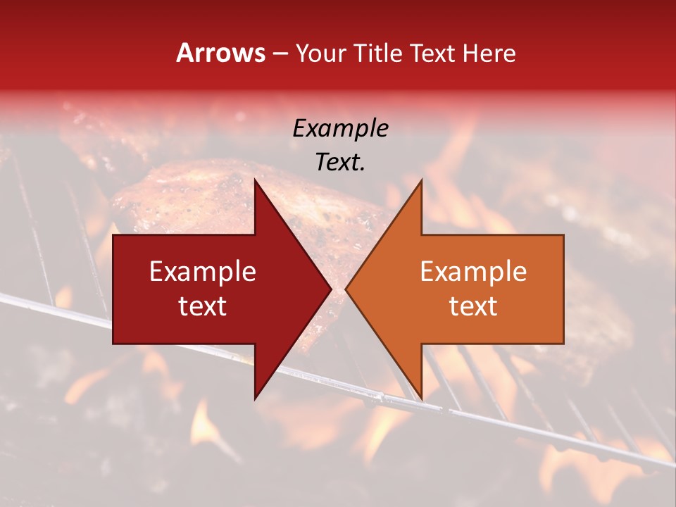 Flame Red Summer PowerPoint Template