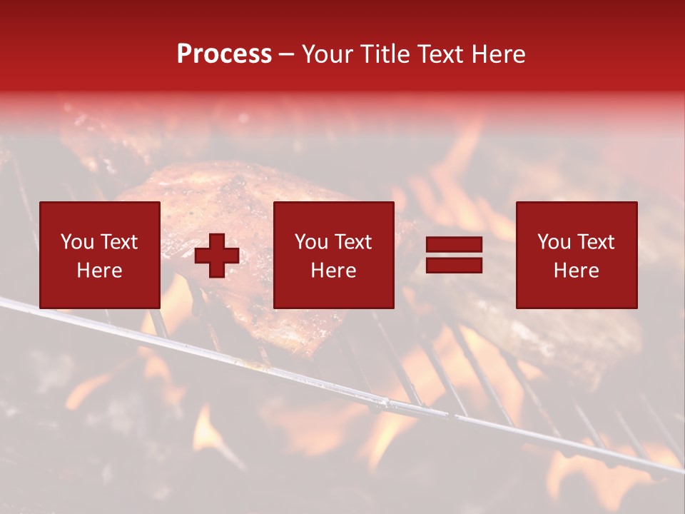Flame Red Summer PowerPoint Template