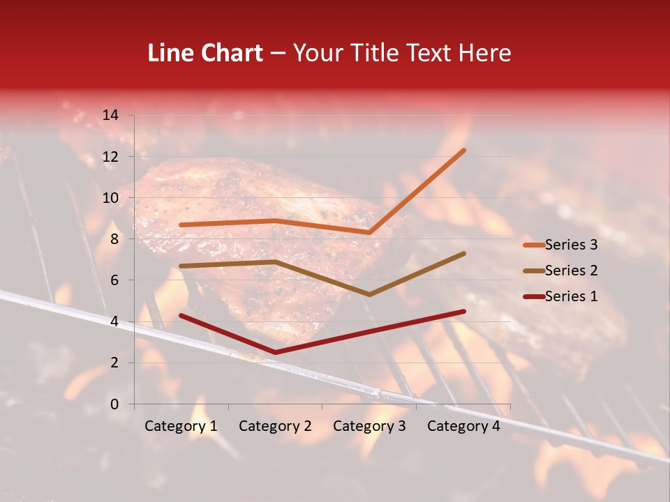 Flame Red Summer PowerPoint Template