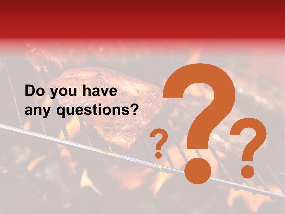 Flame Red Summer PowerPoint Template