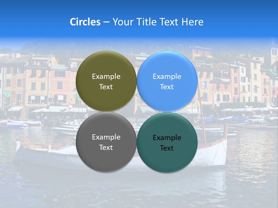 Boat Luxury Landscape PowerPoint Template