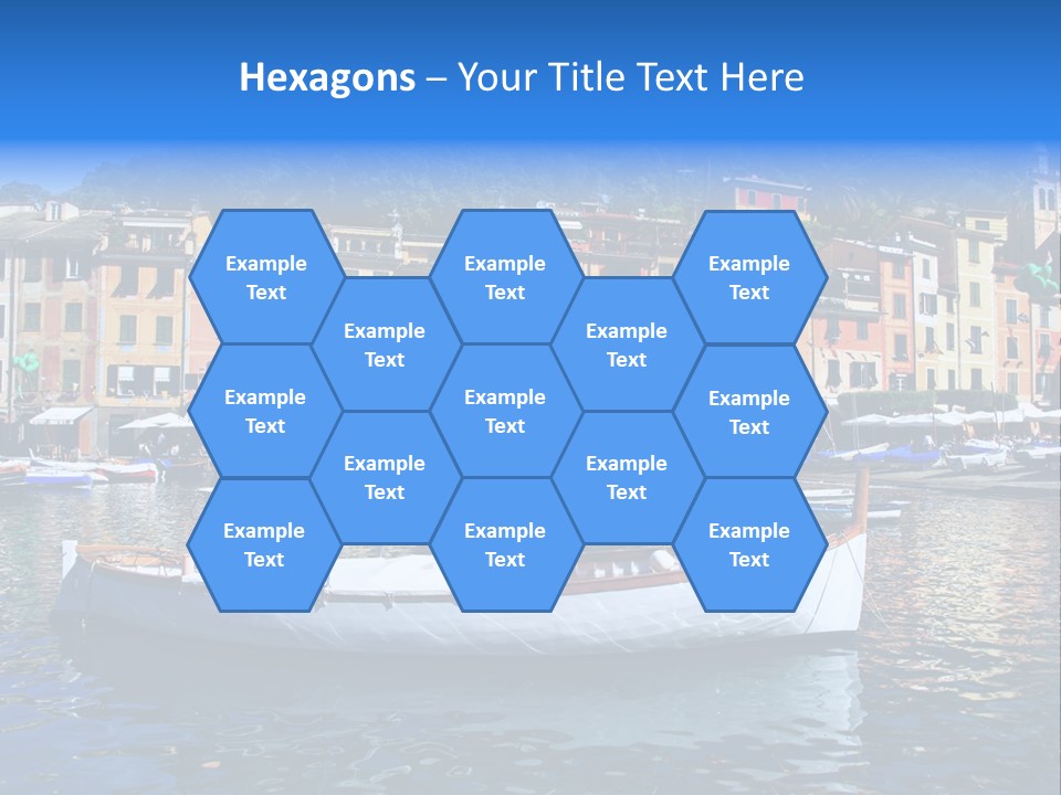 Boat Luxury Landscape PowerPoint Template