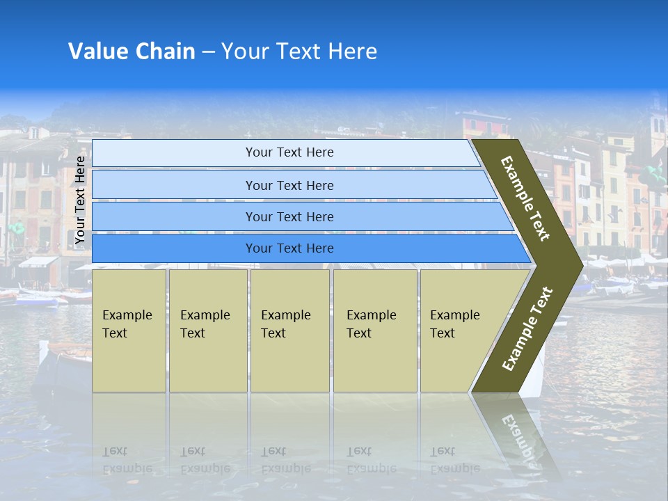 Boat Luxury Landscape PowerPoint Template