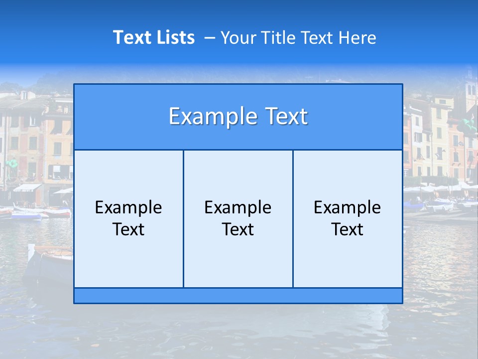 Boat Luxury Landscape PowerPoint Template