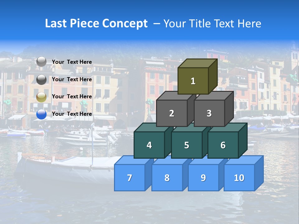 Boat Luxury Landscape PowerPoint Template