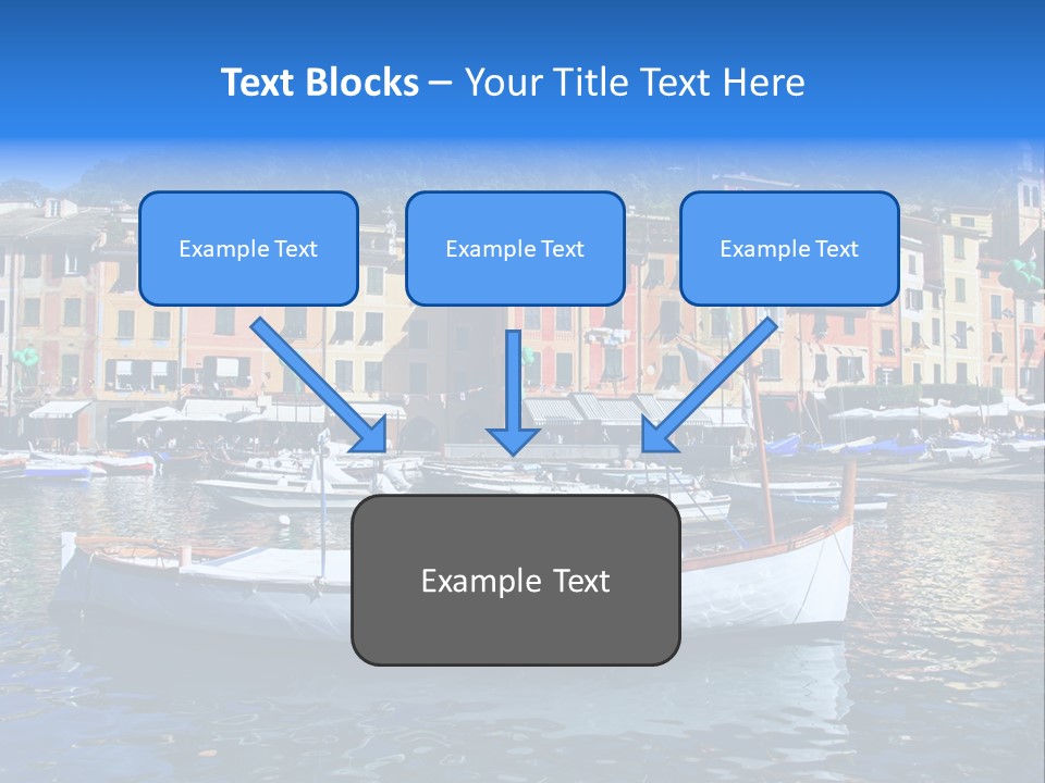 Boat Luxury Landscape PowerPoint Template