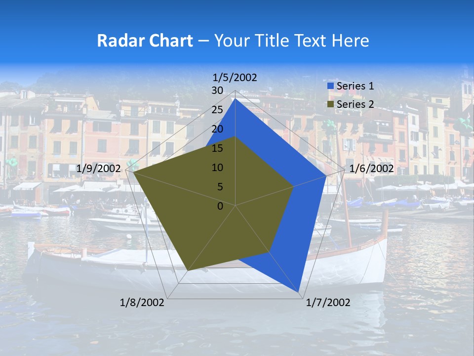 Boat Luxury Landscape PowerPoint Template