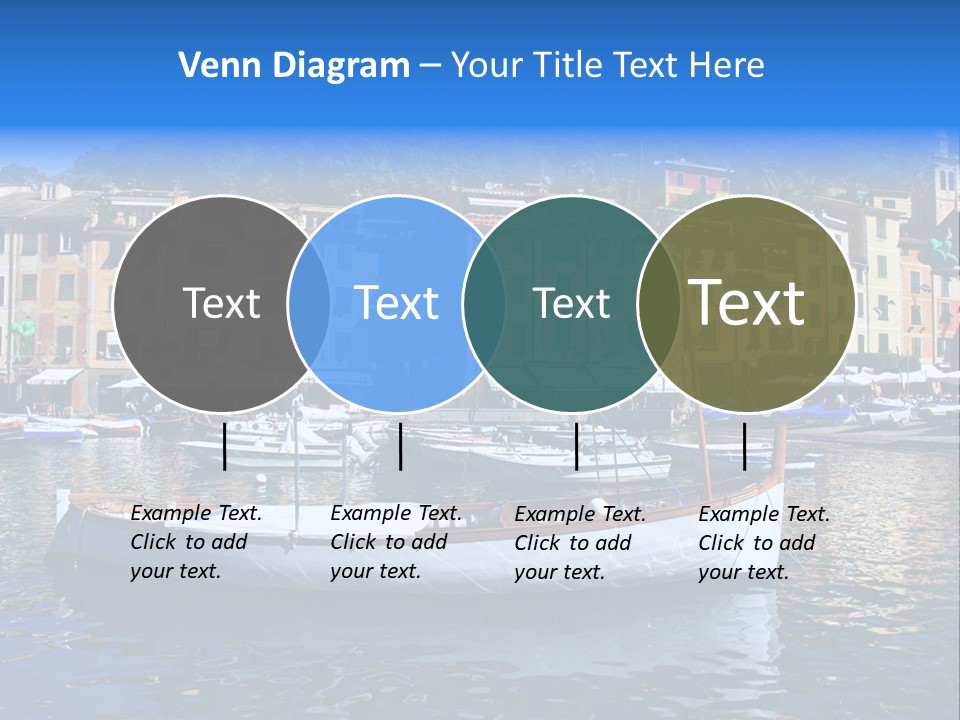 Boat Luxury Landscape PowerPoint Template