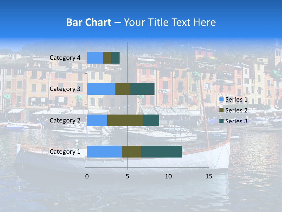 Boat Luxury Landscape PowerPoint Template