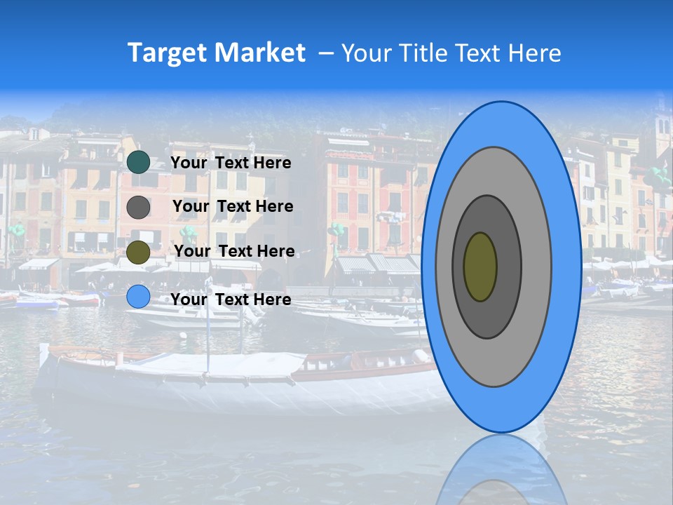 Boat Luxury Landscape PowerPoint Template