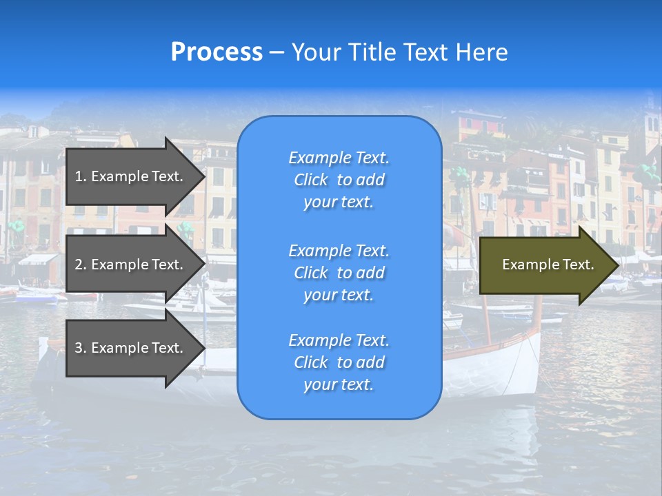 Boat Luxury Landscape PowerPoint Template