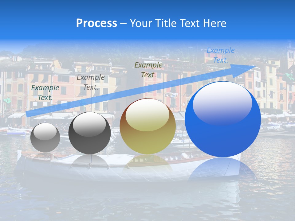 Boat Luxury Landscape PowerPoint Template