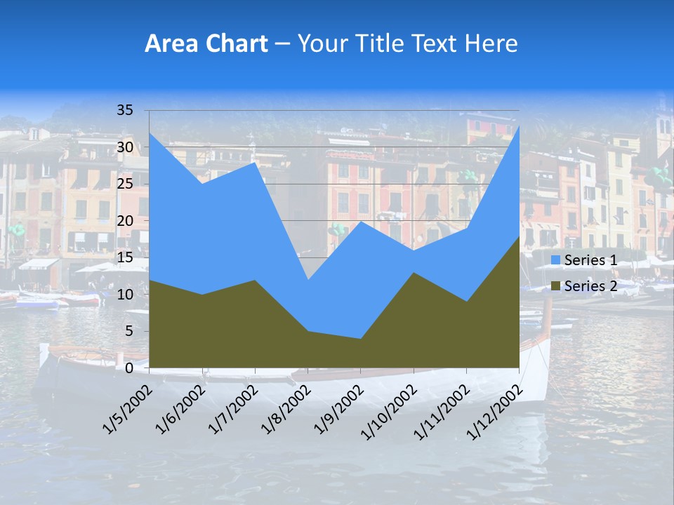 Boat Luxury Landscape PowerPoint Template