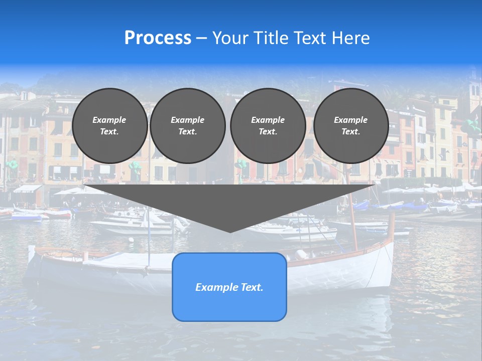 Boat Luxury Landscape PowerPoint Template