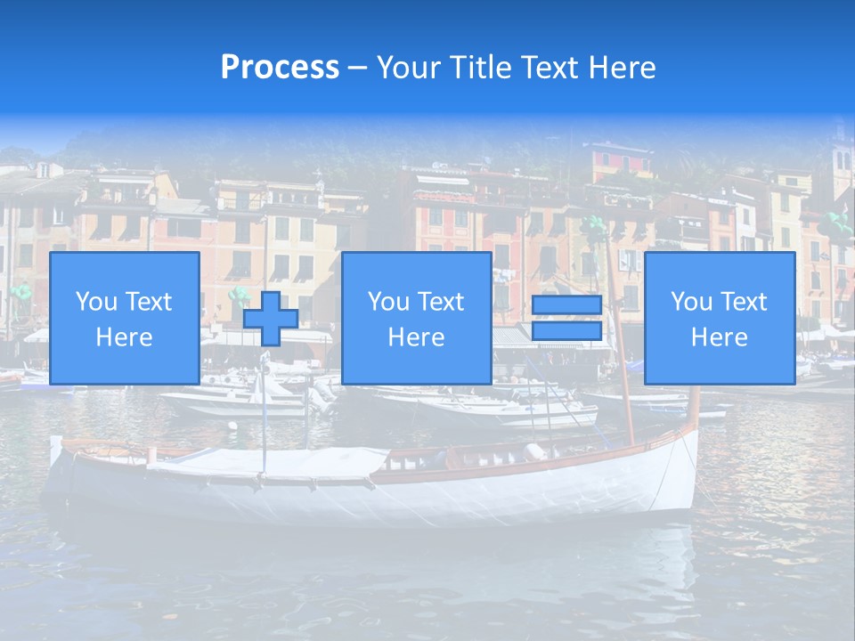 Boat Luxury Landscape PowerPoint Template