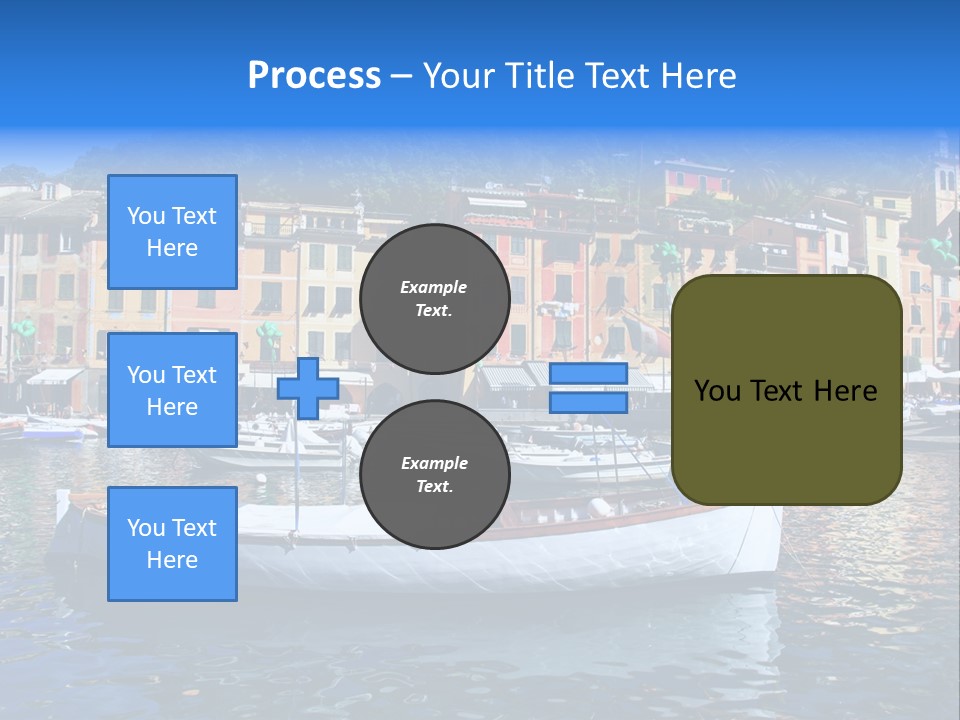 Boat Luxury Landscape PowerPoint Template