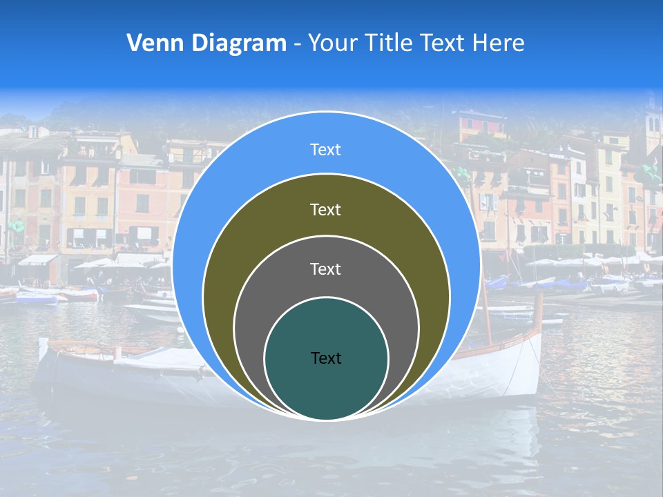 Boat Luxury Landscape PowerPoint Template