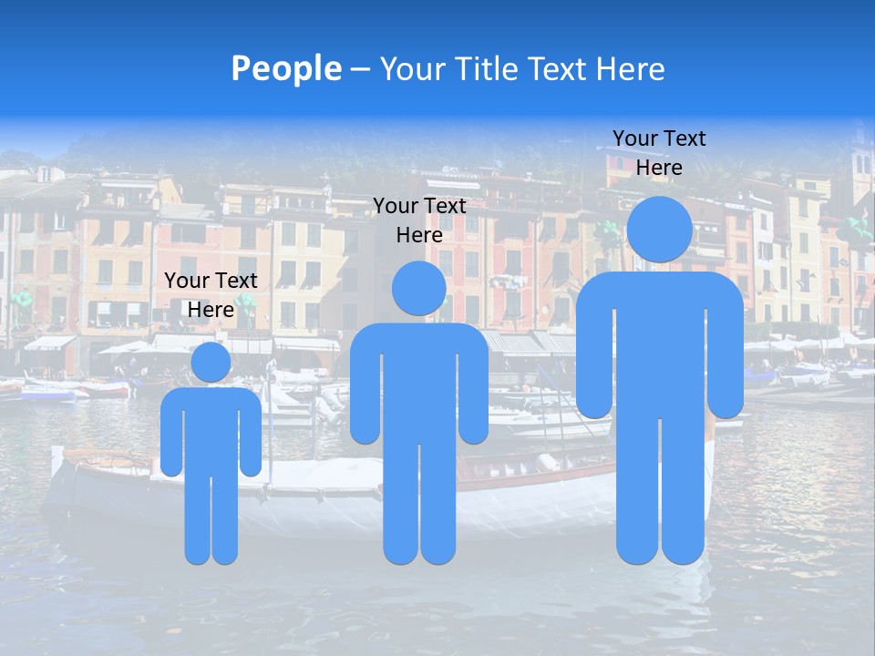 Boat Luxury Landscape PowerPoint Template