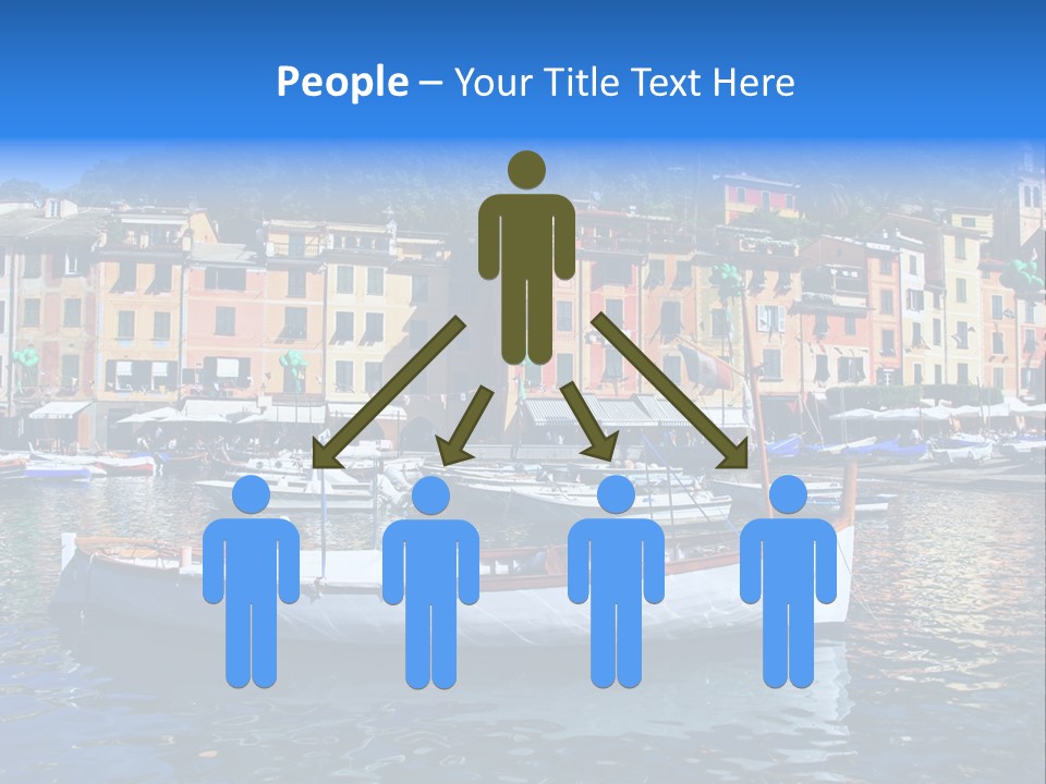 Boat Luxury Landscape PowerPoint Template