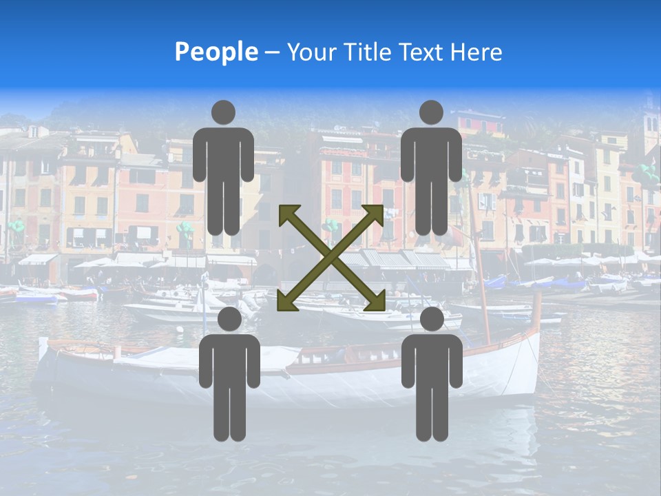 Boat Luxury Landscape PowerPoint Template