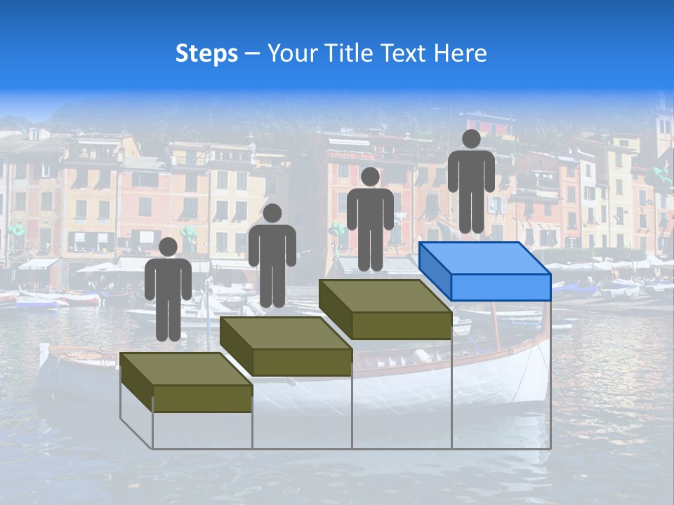 Boat Luxury Landscape PowerPoint Template