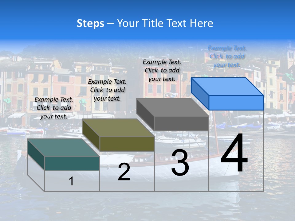Boat Luxury Landscape PowerPoint Template