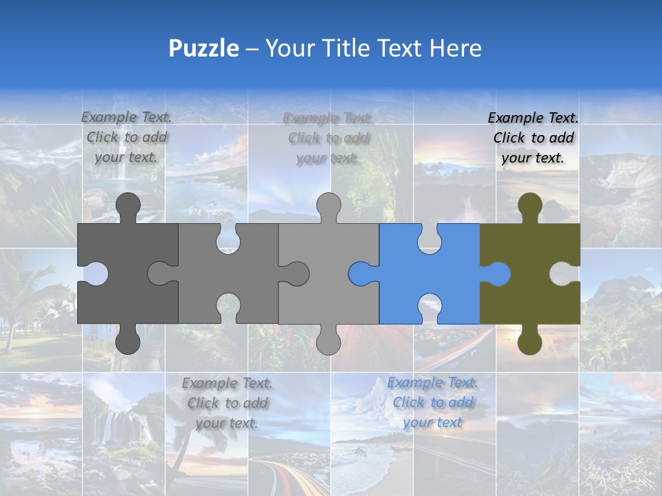 Mountain Assemblage Preservation PowerPoint Template