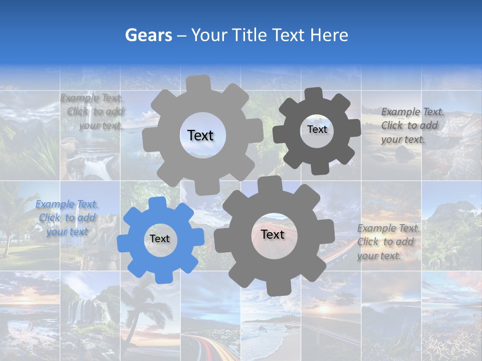 Mountain Assemblage Preservation PowerPoint Template