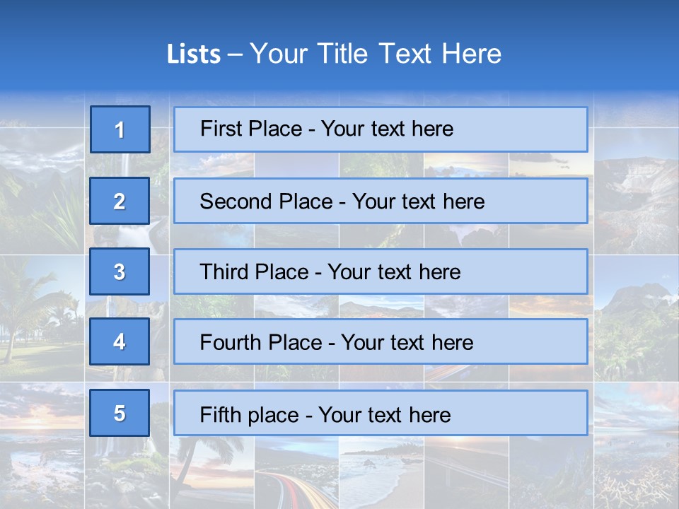 Mountain Assemblage Preservation PowerPoint Template