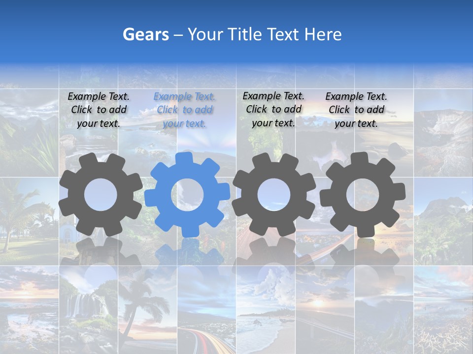 Mountain Assemblage Preservation PowerPoint Template